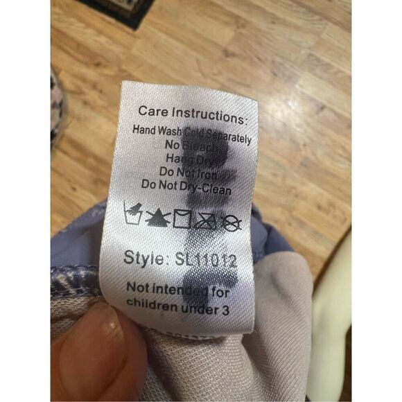 Balera Soft Blue Two Piece Dance Costume Crop Top & half Skirt S - Picture 9 of 9